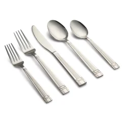Cambridge Axis Sand 51-pc. Flatware Set