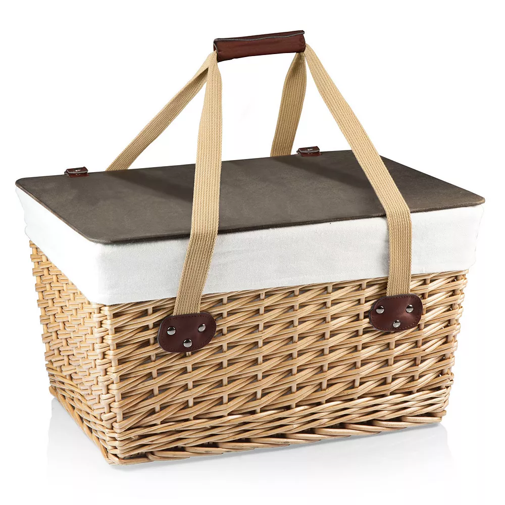 Picnic Time Canasta Grande Willow Picnic Basket 3 Picnic Time Canasta Grande Willow Picnic Basket
