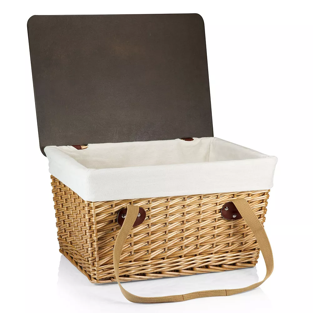 Picnic Time Canasta Grande Willow Picnic Basket 4 Picnic Time Canasta Grande Willow Picnic Basket - Image 2
