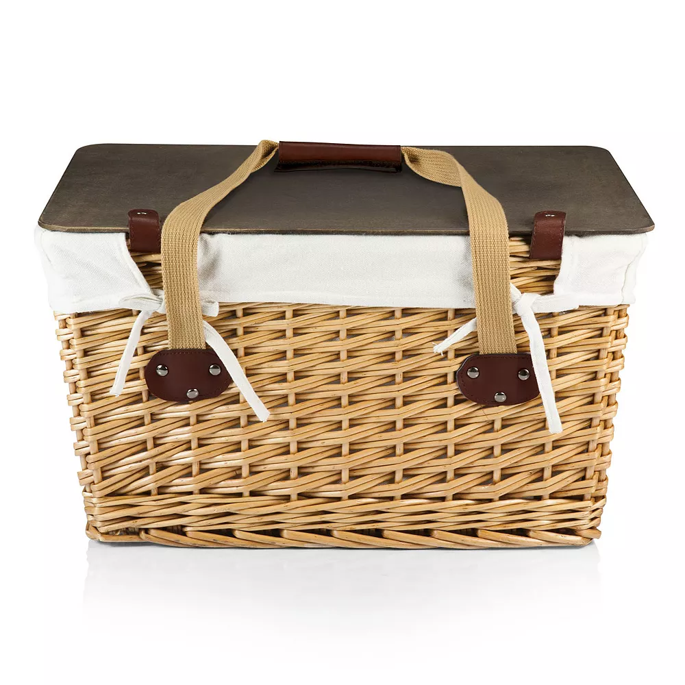 Picnic Time Canasta Grande Willow Picnic Basket 5 Picnic Time Canasta Grande Willow Picnic Basket - Image 3