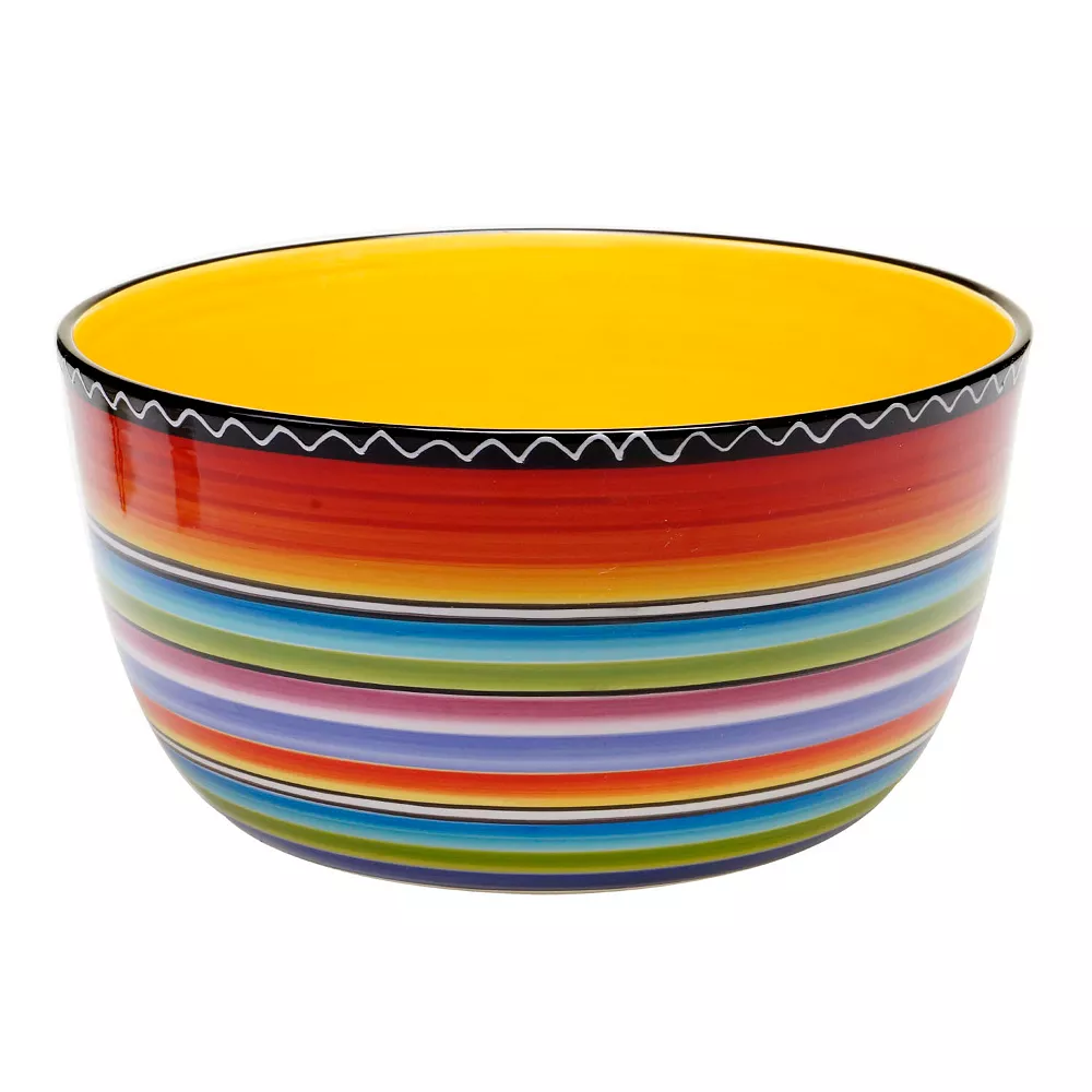 Certified International Tequila Sunrise Deep Serving Bowl 3 Certified International Tequila Sunrise Deep Serving Bowl