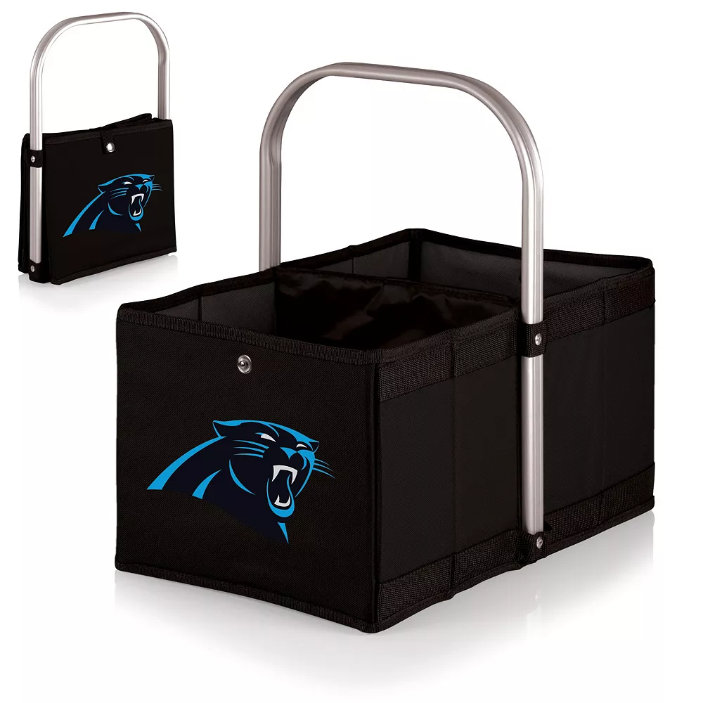 Picnic Time Carolina Panthers Urban Folding Picnic Basket 3 Picnic Time Carolina Panthers Urban Folding Picnic Basket