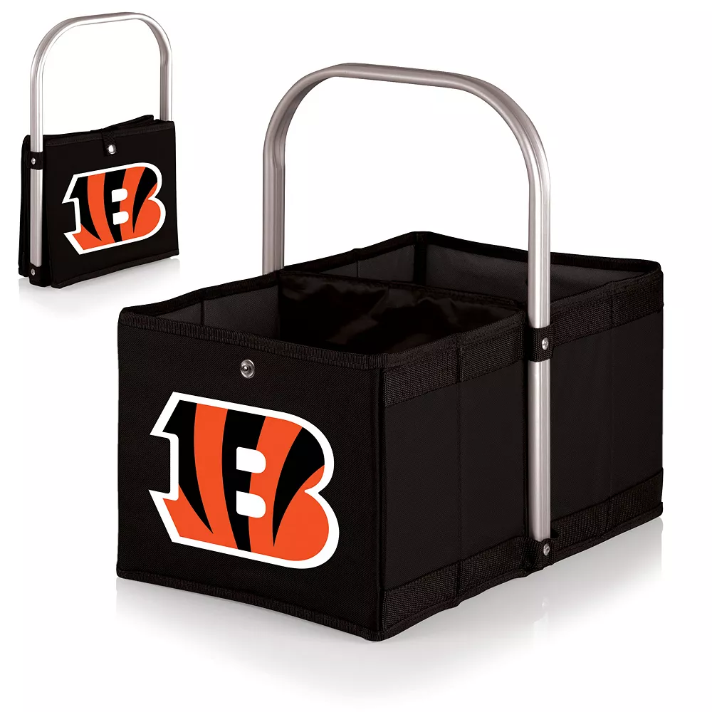 Picnic Time Cincinnati Bengals Urban Folding Picnic Basket 3 Picnic Time Cincinnati Bengals Urban Folding Picnic Basket