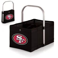 Picnic Time San Francisco 49ers Black Urban Folding Picnic Basket