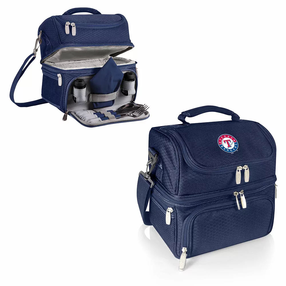 Picnic Time Texas Rangers Pranzo 7-Piece Insulated Cooler Lunch Tote Set 4 Picnic Time Texas Rangers Pranzo 7-Piece Insulated Cooler Lunch Tote Set - Image 2