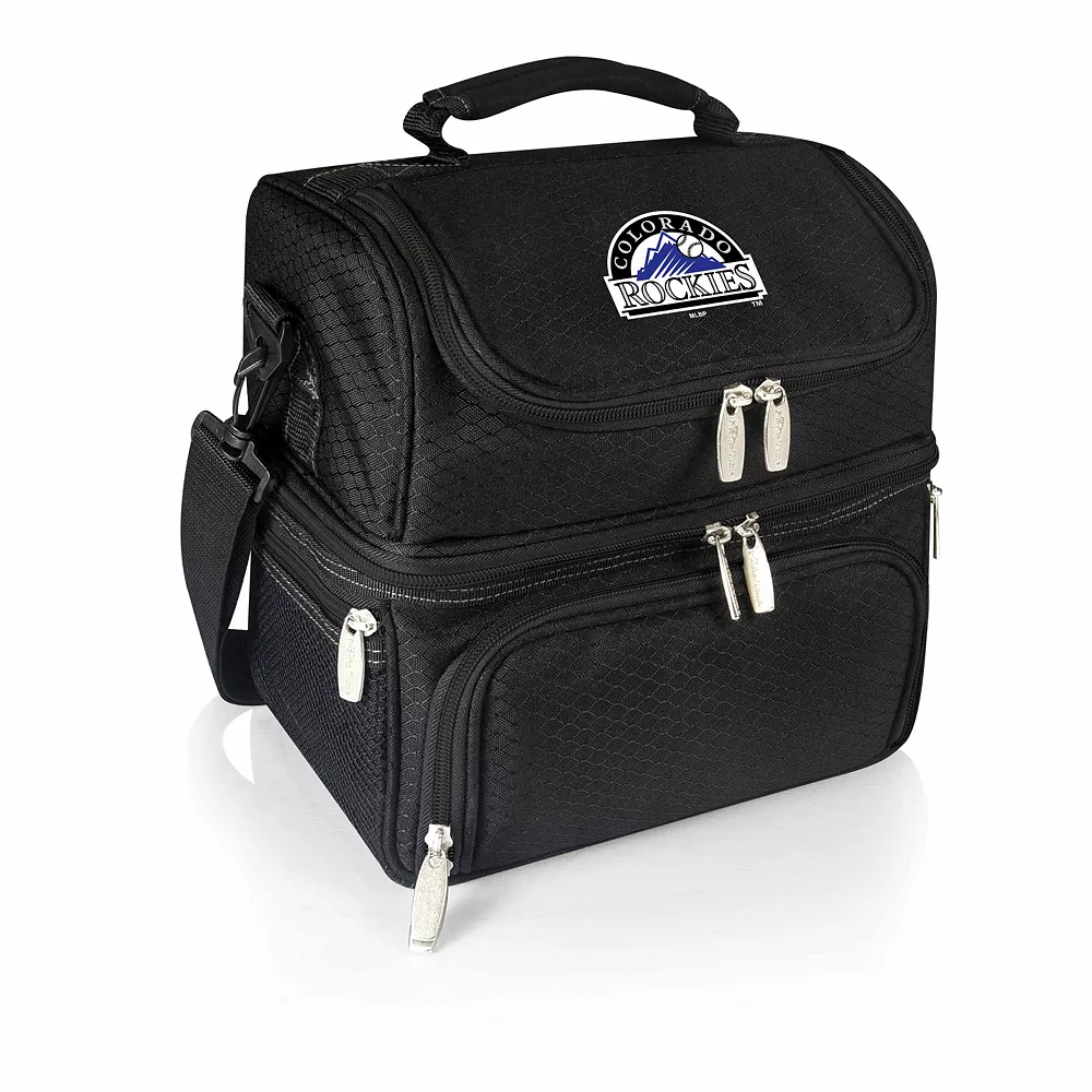 Picnic Time Colorado Rockies Pranzo 7-Piece Insulated Cooler Lunch Tote Set 3 Picnic Time Colorado Rockies Pranzo 7-Piece Insulated Cooler Lunch Tote Set