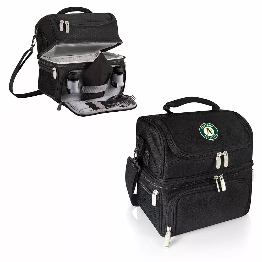Picnic Time Oakland Athletics Pranzo 7-Piece Insulated Cooler Lunch Tote Set - Image 2