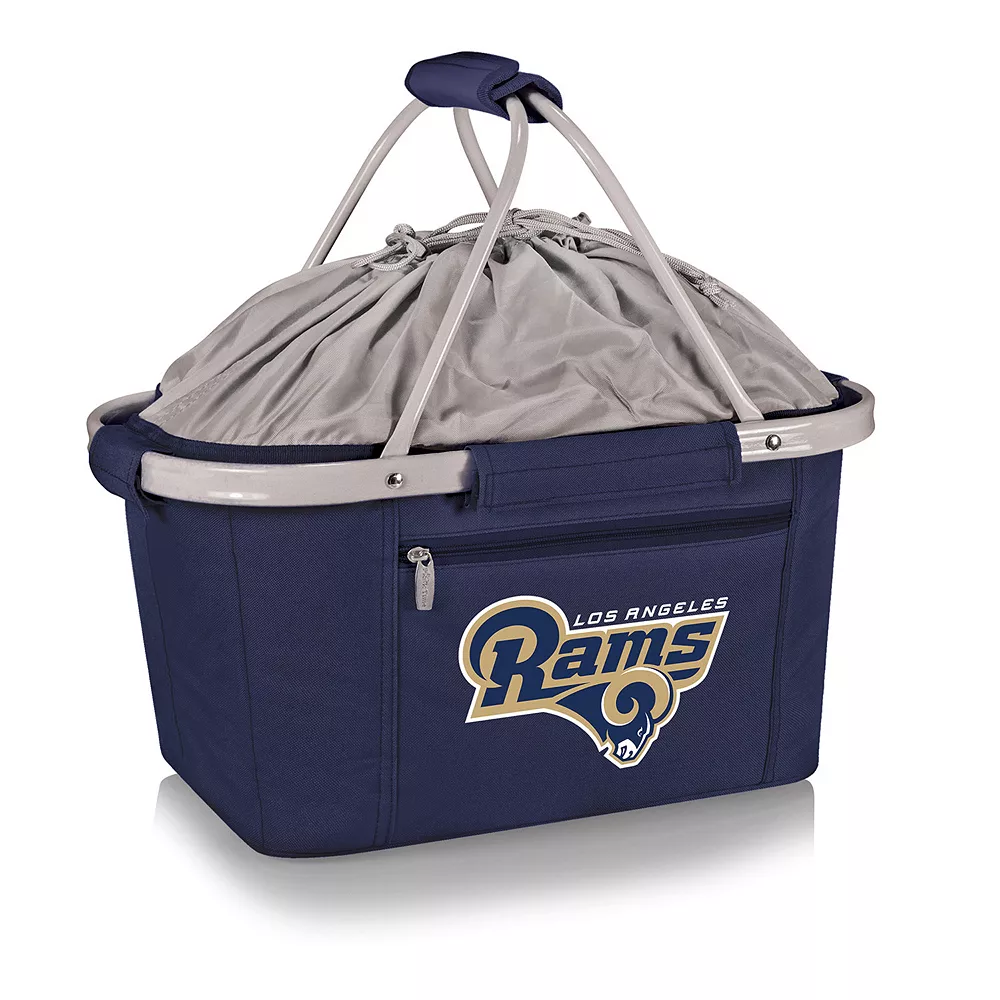 Picnic Time Los Angeles Rams Metro Insulated Picnic Basket 3 Picnic Time Los Angeles Rams Metro Insulated Picnic Basket