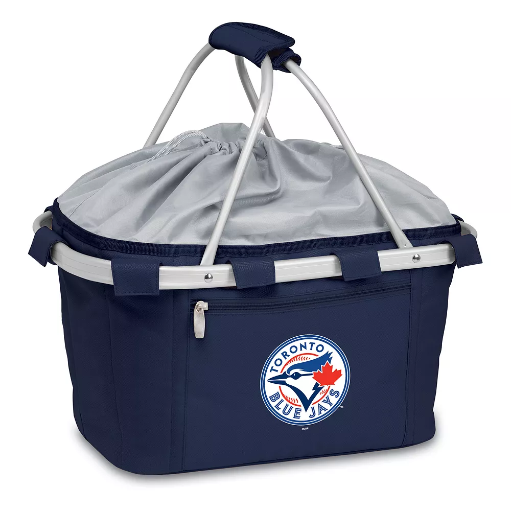 Picnic Time Toronto Blue Jays Insulated Picnic Basket 3 Picnic Time Toronto Blue Jays Insulated Picnic Basket