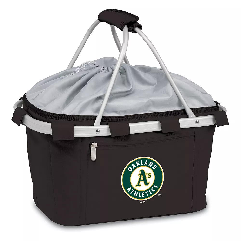 Picnic Time Oakland Athletics Insulated Picnic Basket 3 Picnic Time Oakland Athletics Insulated Picnic Basket