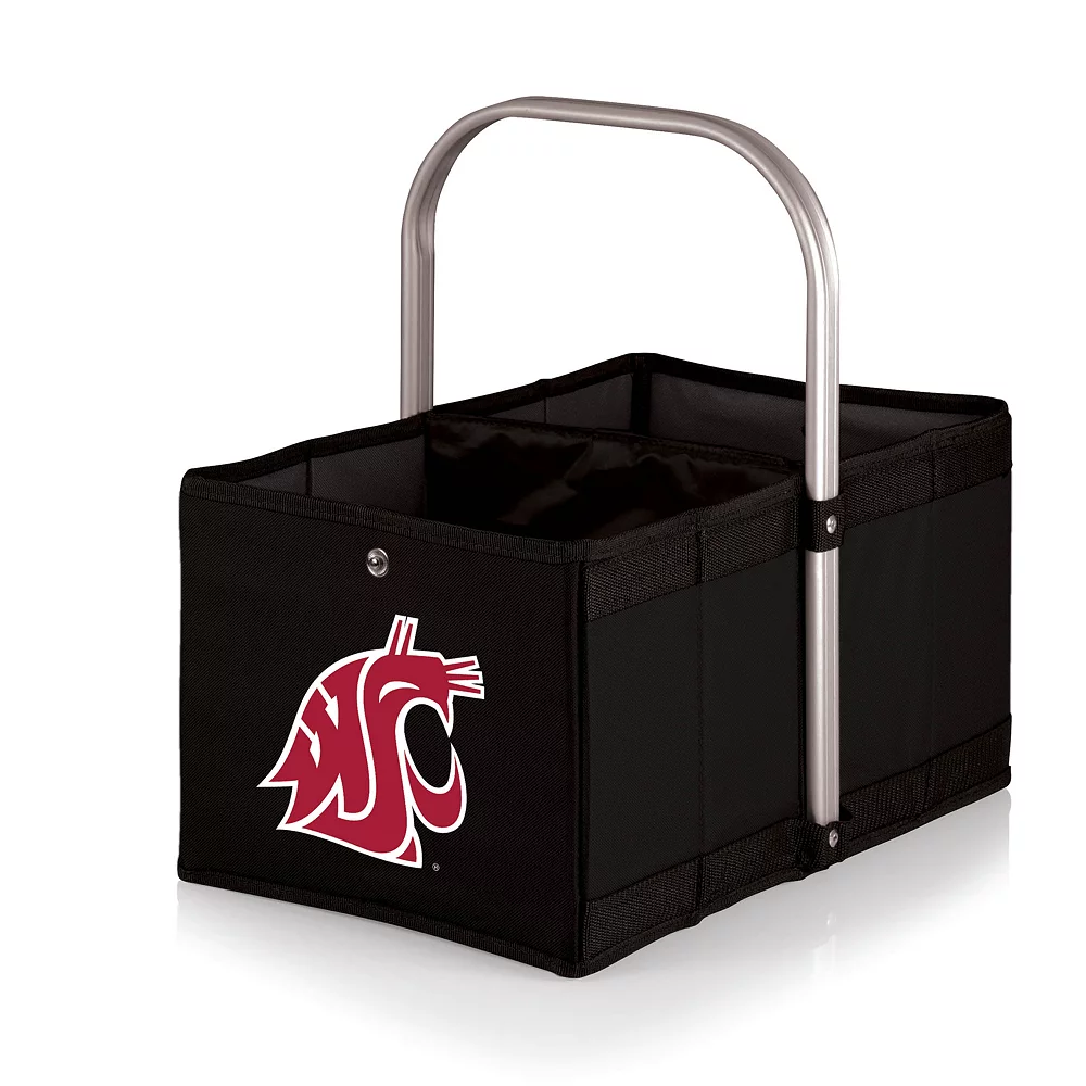 Picnic Time Washington State Cougars Urban Folding Picnic Basket 3 Picnic Time Washington State Cougars Urban Folding Picnic Basket