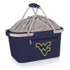 Picnic Time West Virginia Mountaineers Metro Insulated Picnic Basket -tableware shop 2991938