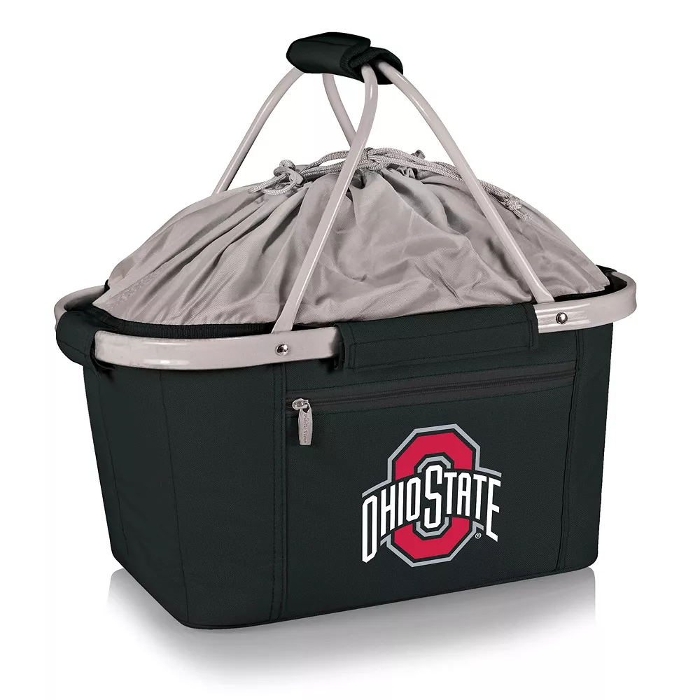 Picnic Time Ohio State Buckeyes Metro Insulated Picnic Basket 3 Picnic Time Ohio State Buckeyes Metro Insulated Picnic Basket