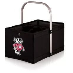Picnic Time Wisconsin Badgers Urban Folding Picnic Basket