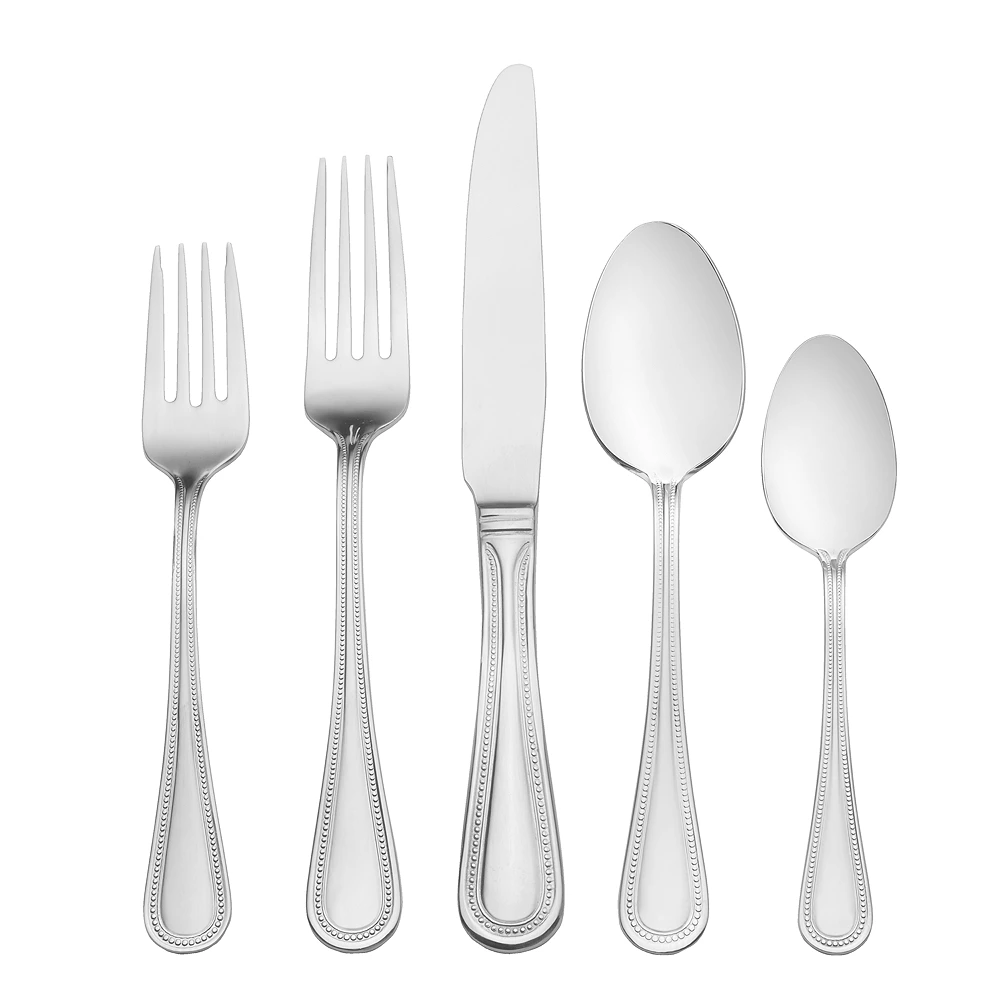 Food Network Jasmine 45-Piece Flatware Set 3 Food Network Jasmine 45-Piece Flatware Set