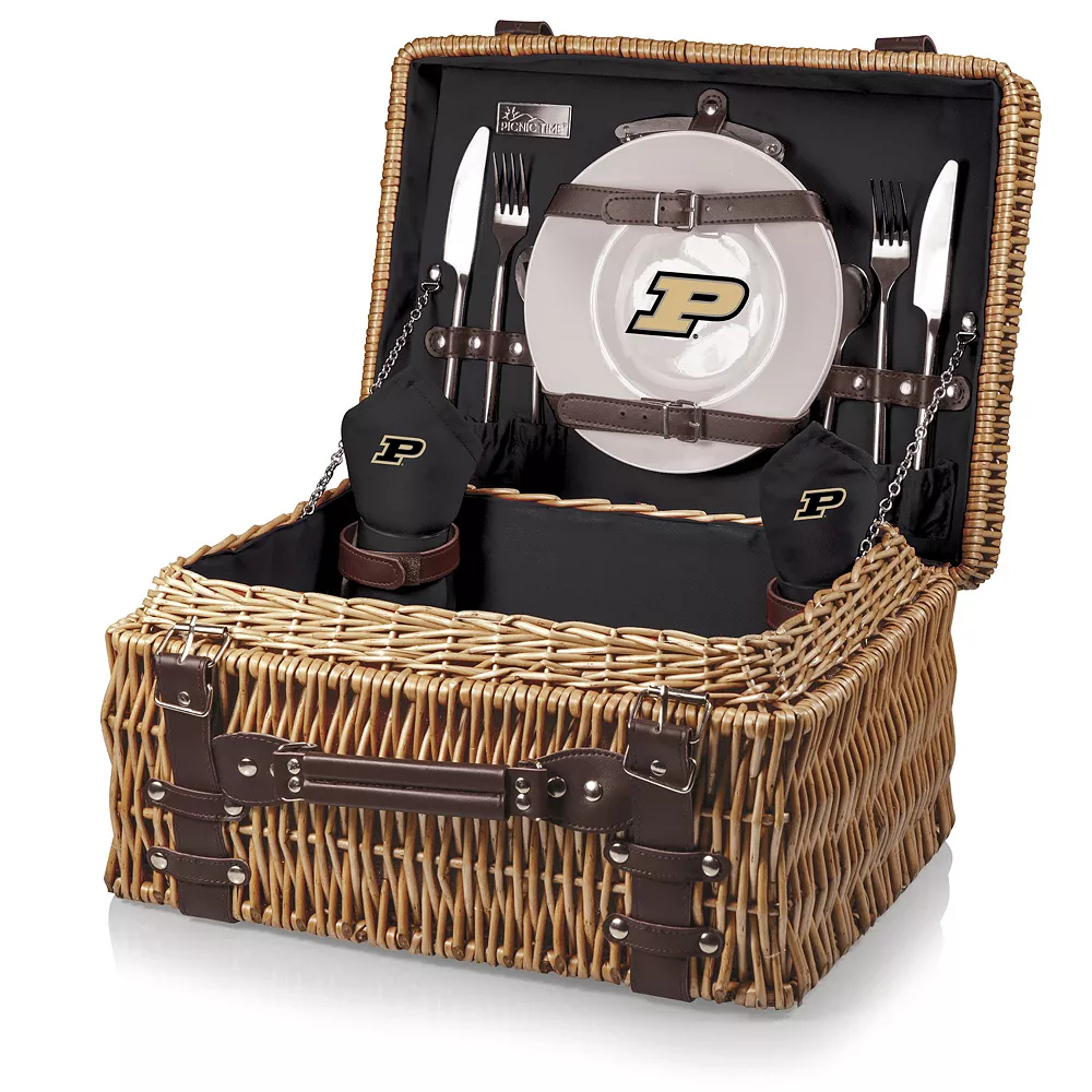 Picnic Time Purdue Boilermakers Champion Picnic Basket Set 3 Picnic Time Purdue Boilermakers Champion Picnic Basket Set