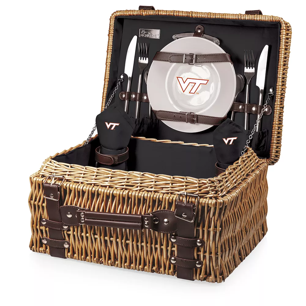 Picnic Time Virginia Tech Hokies Champion Picnic Basket Set 3 Picnic Time Virginia Tech Hokies Champion Picnic Basket Set