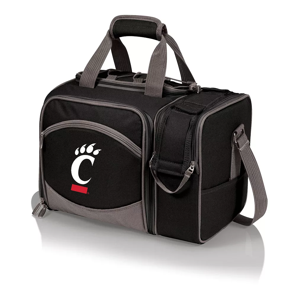 Picnic Time Cincinnati Bearcats Malibu Picnic Basket Cooler Set 3 Picnic Time Cincinnati Bearcats Malibu Picnic Basket Cooler Set