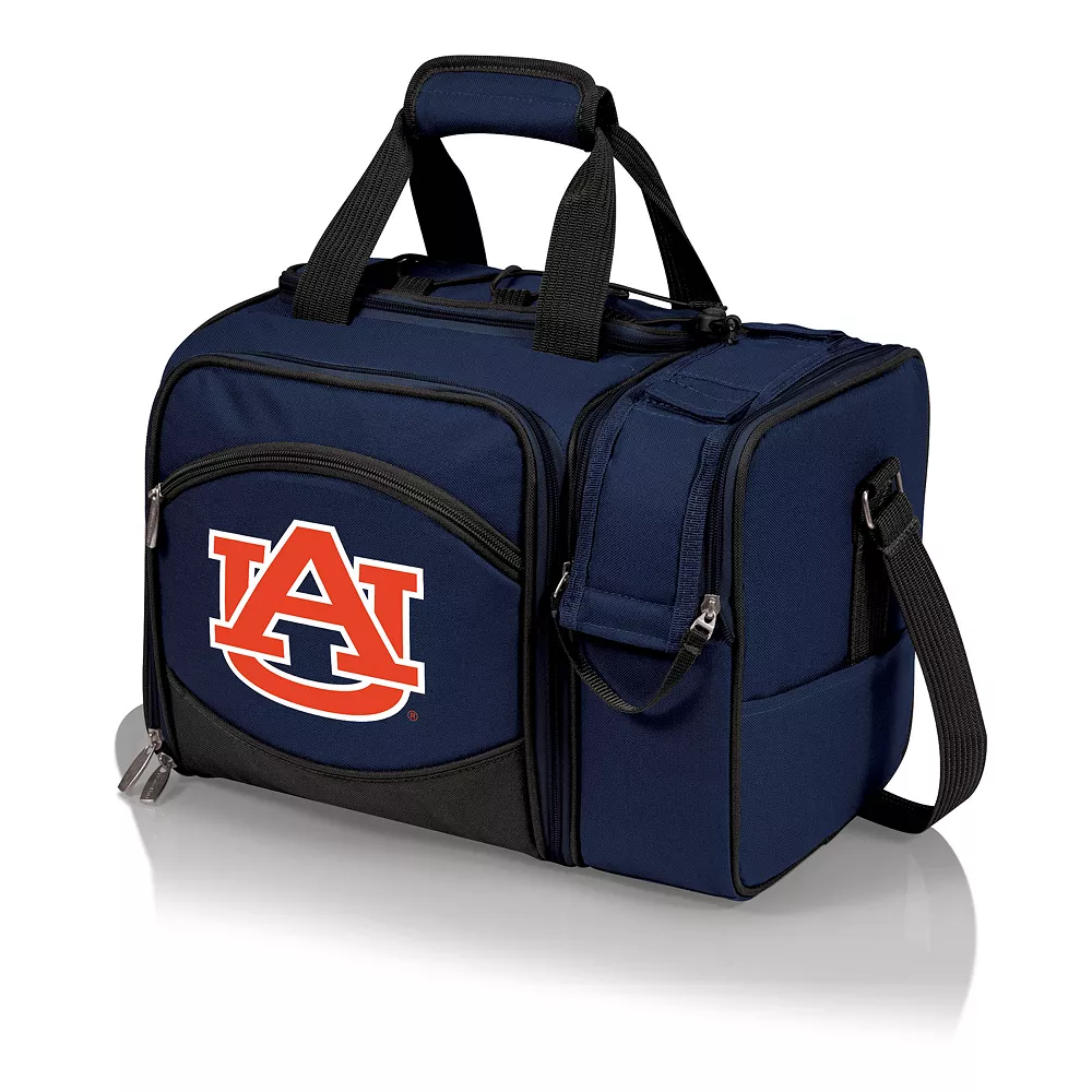 Picnic Time Auburn Tigers Malibu Picnic Basket Cooler Set