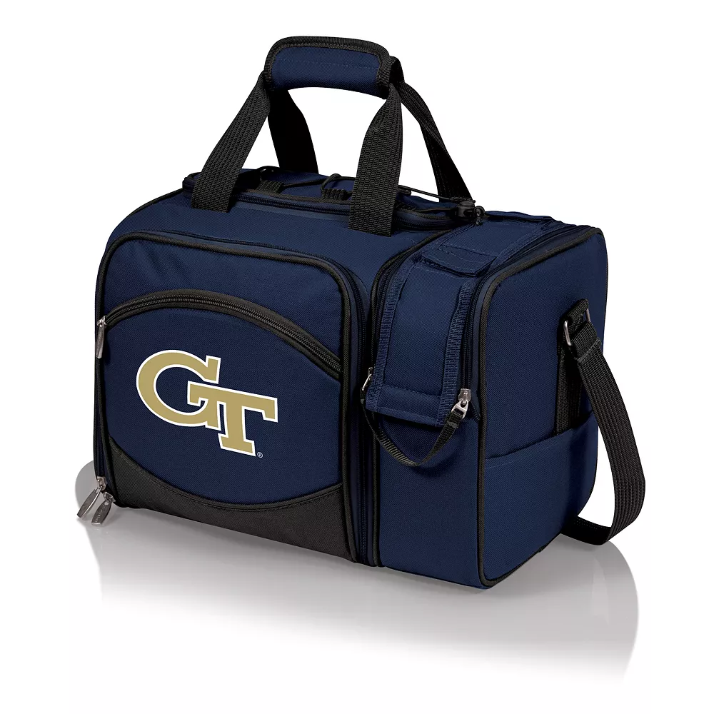 Picnic Time Georgia Tech Yellow Jackets Malibu Picnic Basket Cooler Set 3 Picnic Time Georgia Tech Yellow Jackets Malibu Picnic Basket Cooler Set