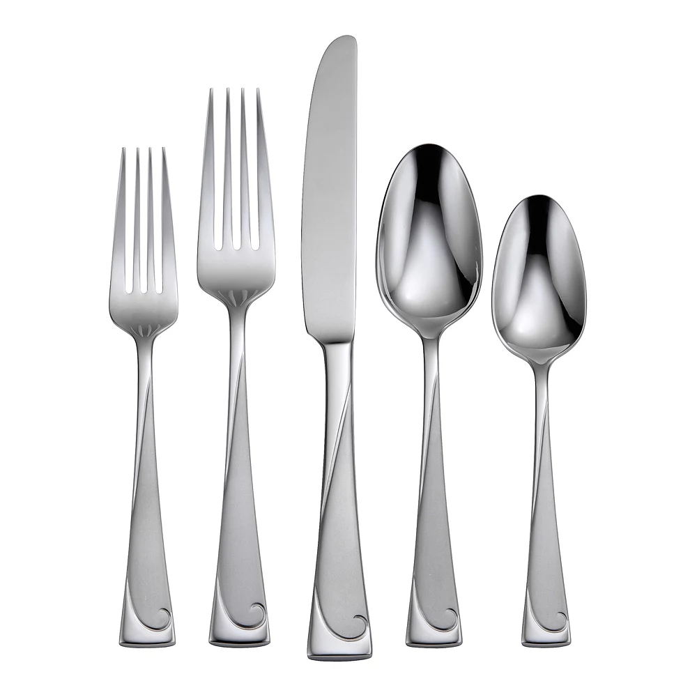 Oneida Script 45-pc. Flatware Set