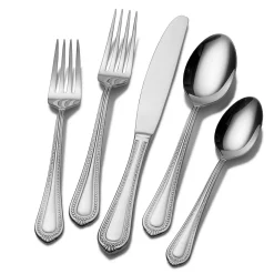 Mikasa Regent Bead 65-pc. Flatware Set