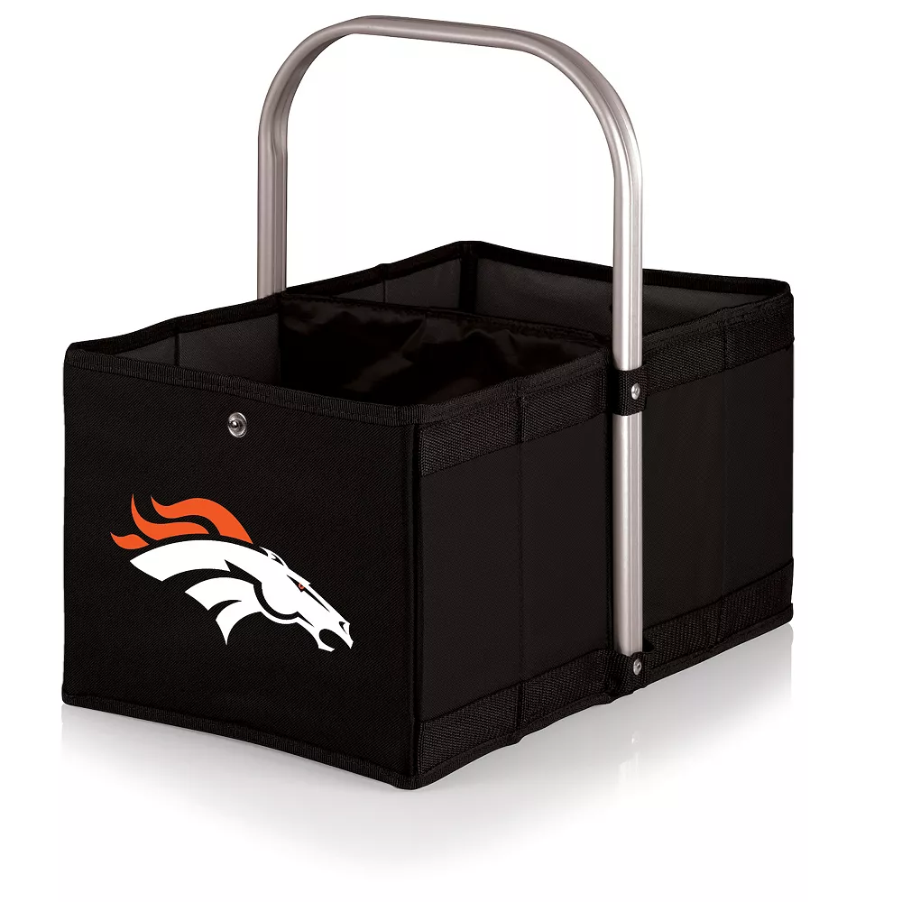 Picnic Time Denver Broncos Urban Basket Folding Picnic Basket