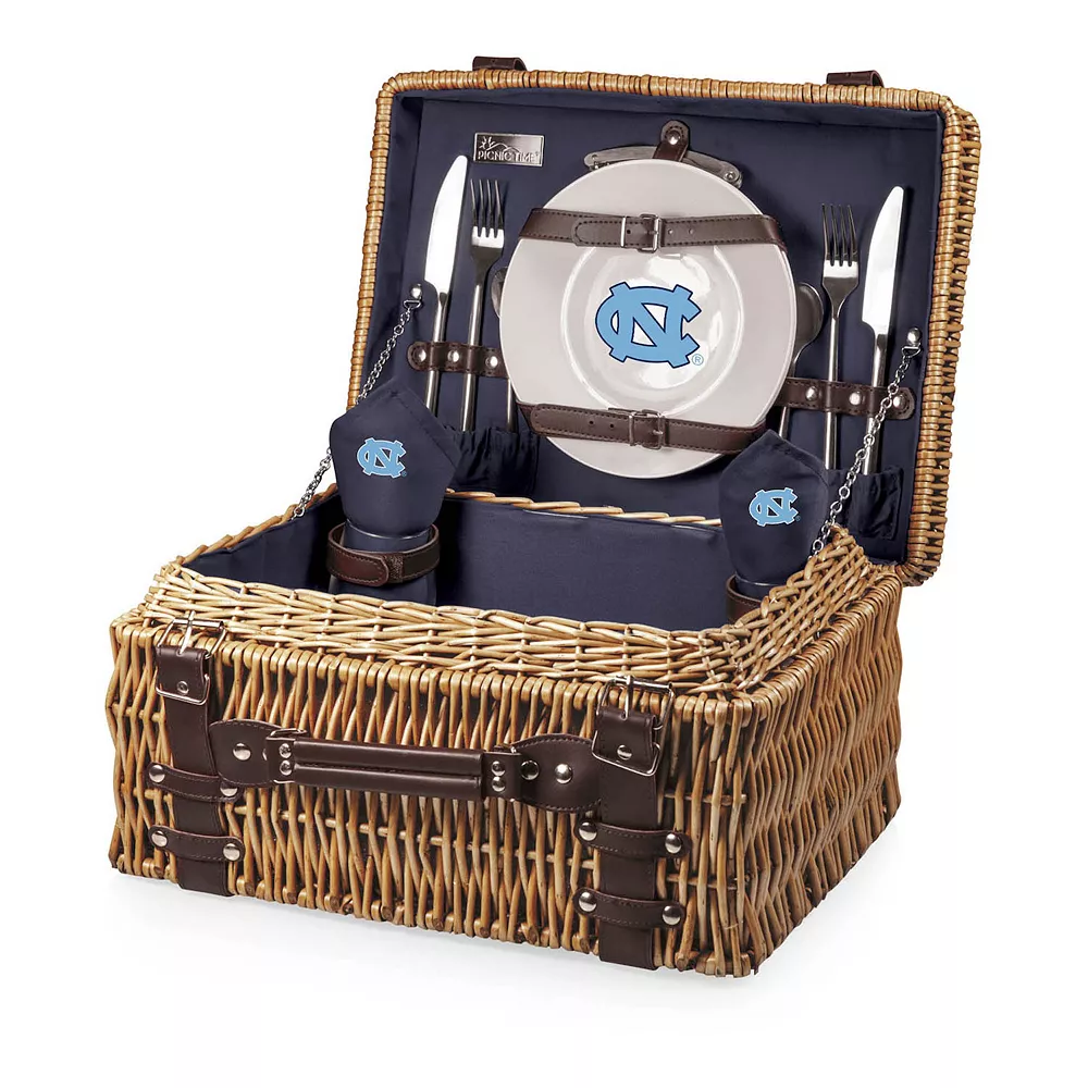 Picnic Time North Carolina Tar Heels Champion Picnic Basket Set 3 Picnic Time North Carolina Tar Heels Champion Picnic Basket Set