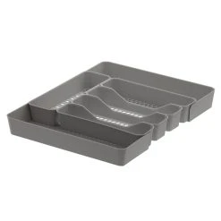 Tovolo Spectrum Diversified Hexa 5-Section Expandable Silverware Storage & Organizer Tray