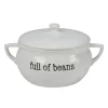 Certified International Just Words Bean Pot