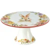 Certified International Easter Garden Pedestal Cake Plate