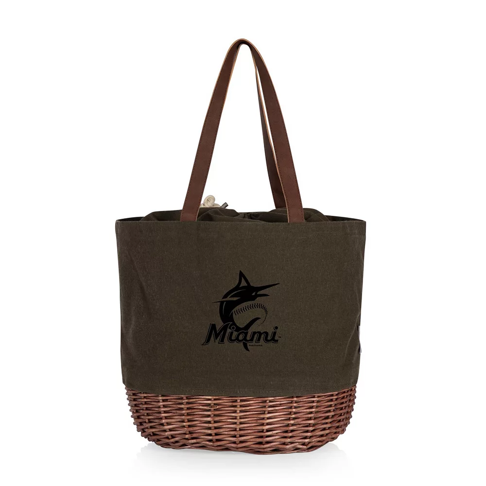 Picnic Time Miami Marlins Coronado Basket Tote