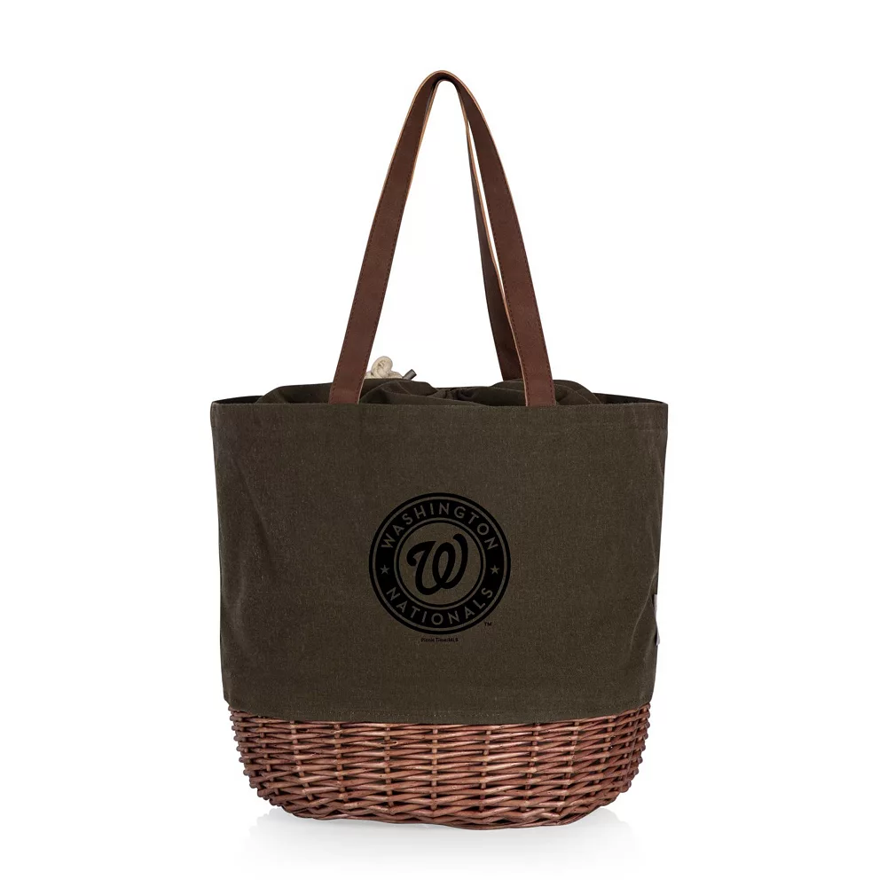 Picnic Time Washington Nationals Coronado Basket Tote 3 Picnic Time Washington Nationals Coronado Basket Tote