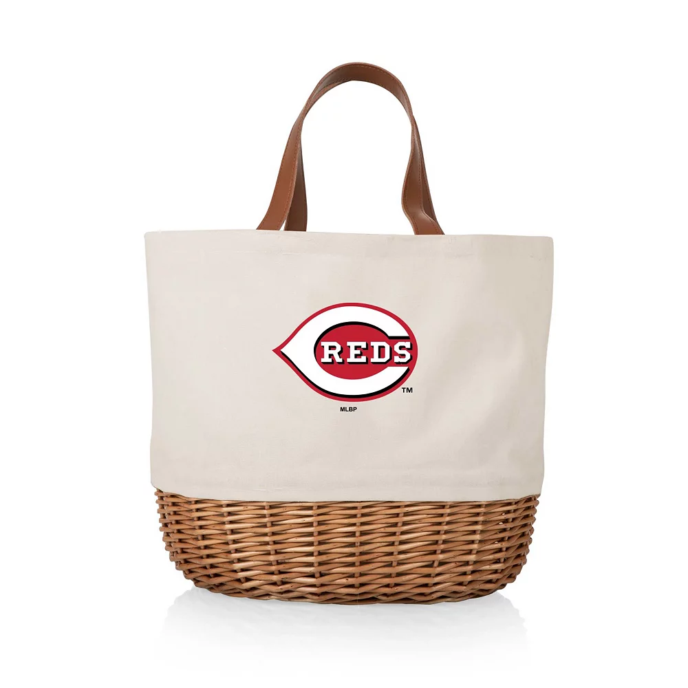 Picnic Time Cincinnati Reds Promenade Picnic Basket Set 3 Picnic Time Cincinnati Reds Promenade Picnic Basket Set
