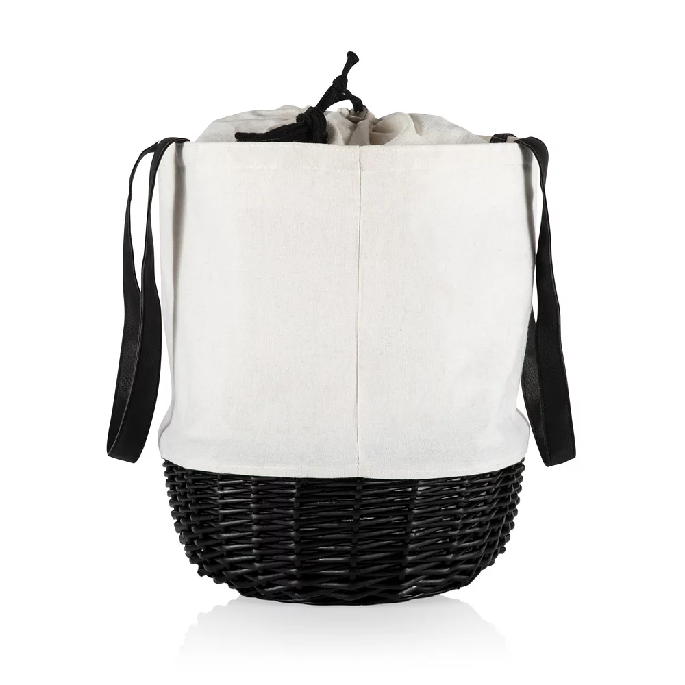 Picnic Time Coronado Canvas & Willow Basket Tote 5 Picnic Time Coronado Canvas & Willow Basket Tote - Image 3