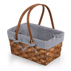 Picnic Time Kansas Handwoven Wood Picnic Basket 10 Picnic Time Kansas Handwoven Wood Picnic Basket -tableware shop 5671993 ALT2