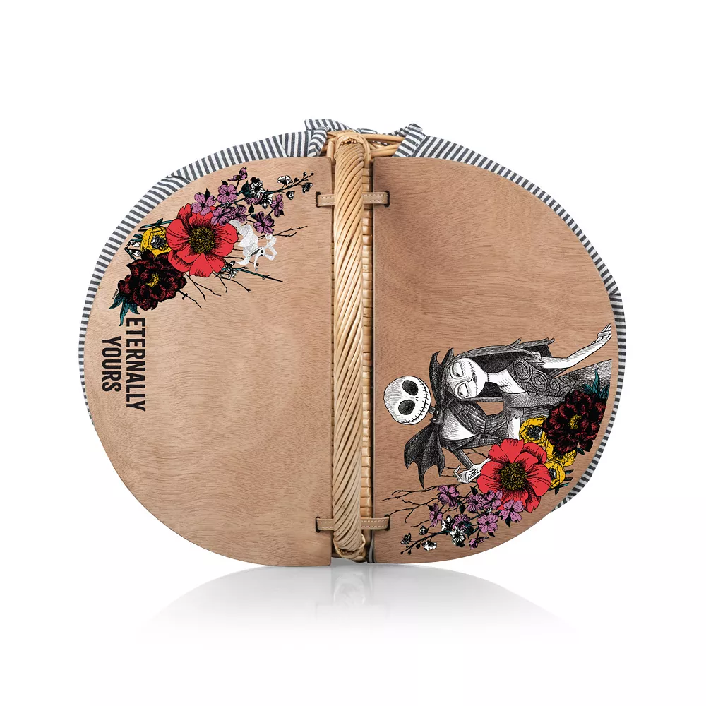 Disney's Nightmare Before Christmas Jack & Sally Country Picnic Basket By Picnic Time - Image 3