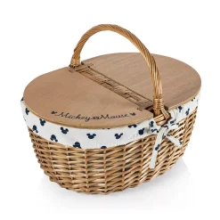 Disney's Mickey Mouse Silhouette Country Basket By Picnic Time