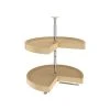 Rev-A-Shelf LD-2942-24-15-1 24 Inch Polymer Pie Cut 2 Shelf Lazy Susans, Almond 1 Rev-A-Shelf LD-2942-24-15-1 24 Inch Polymer Pie Cut 2 Shelf Lazy Susans, Almond -tableware shop 5712944