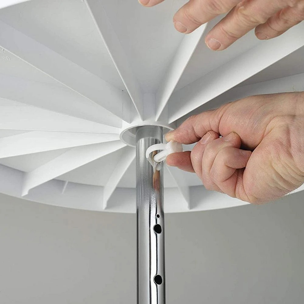 Rev-A-Shelf LD-2942-24-15-1 24 Inch Polymer Pie Cut 2 Shelf Lazy Susans, Almond - Image 4