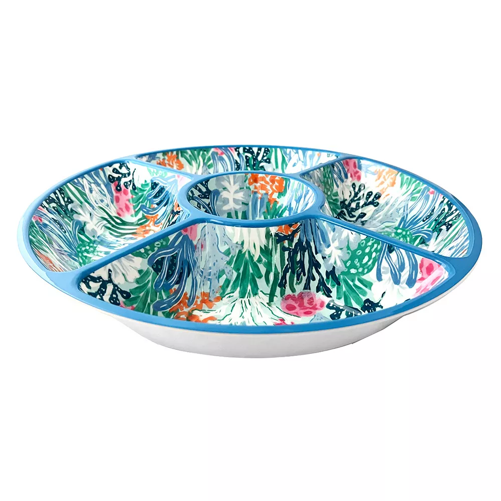 Celebrate Together Summer Celebrate Togetherâ„¢ Summer Seaside Melamine Chip & Dip Server - Image 4