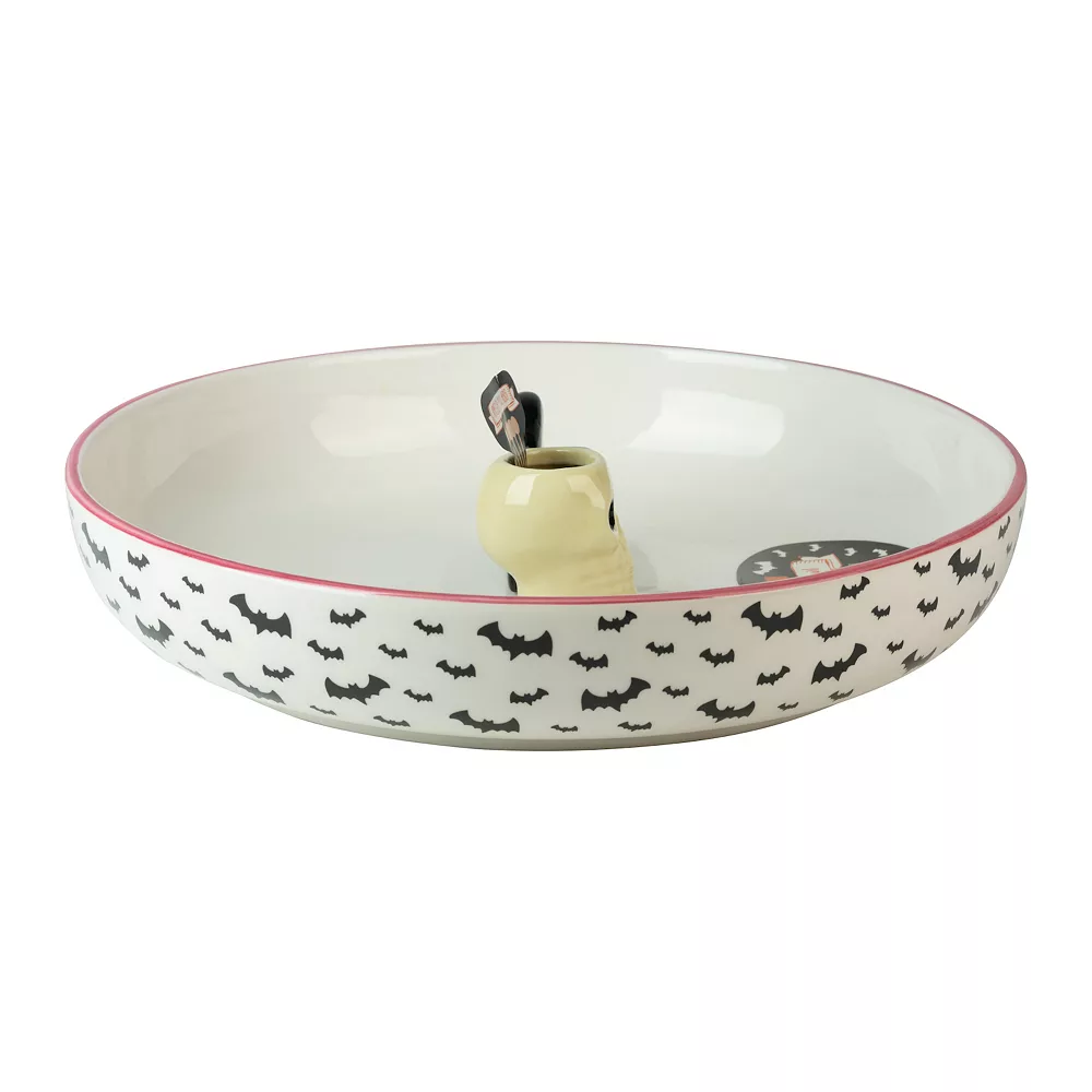 10 Strawberry Street Skull & Tombstone Appetizer/Serving Bowl - Image 2