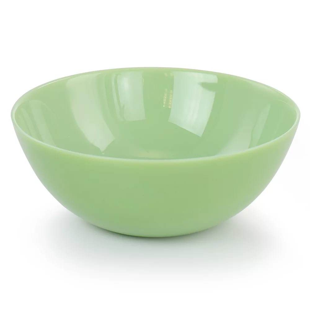 Martha Stewart 2 Piece 10 Inch Jadeite Glass Serving Bowl Set In Jade Green - Image 2