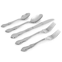 Martha Stewart Acadia 20 Piece Stainless Steel Flatware Set 8 Martha Stewart Acadia 20 Piece Stainless Steel Flatware Set -tableware shop 5959963 ALT2
