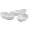 Denmark 3-pc. Porcelain Oval Nesting Bowl Set