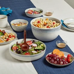 Alternative view of Tabletops Gallery Hudson Reactive Glaze 2-pc. Serving Bowl Set