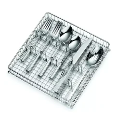 Cambridge Cormac Mirror 42-pc. Flatware Set With Chrome Storage Tray