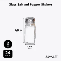 Juvale 24 Pack Glass Salt And Pepper Shakers Bulk Set, Spice Containers For Restaurant 7 Juvale 24 Pack Glass Salt And Pepper Shakers Bulk Set, Spice Containers For Restaurant -tableware shop 6094695 ALT2