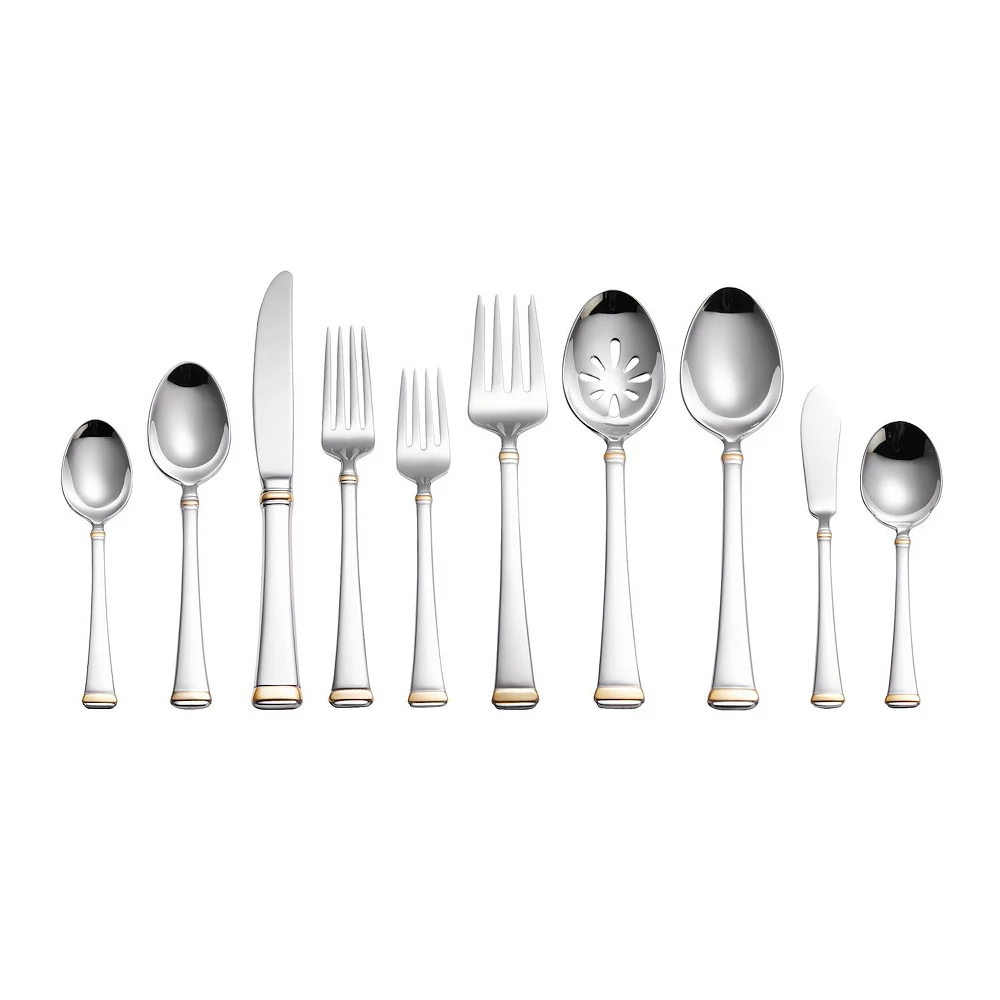 Mikasa Harmony 65-pc. Gold-Accent Flatware Set 6 Mikasa Harmony 65-pc. Gold-Accent Flatware Set - Image 4