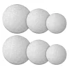Juvale 8" 10" 12" Silver Cake Drum Set For Baking, Round Cake Boards For Desserts (6 Pack)